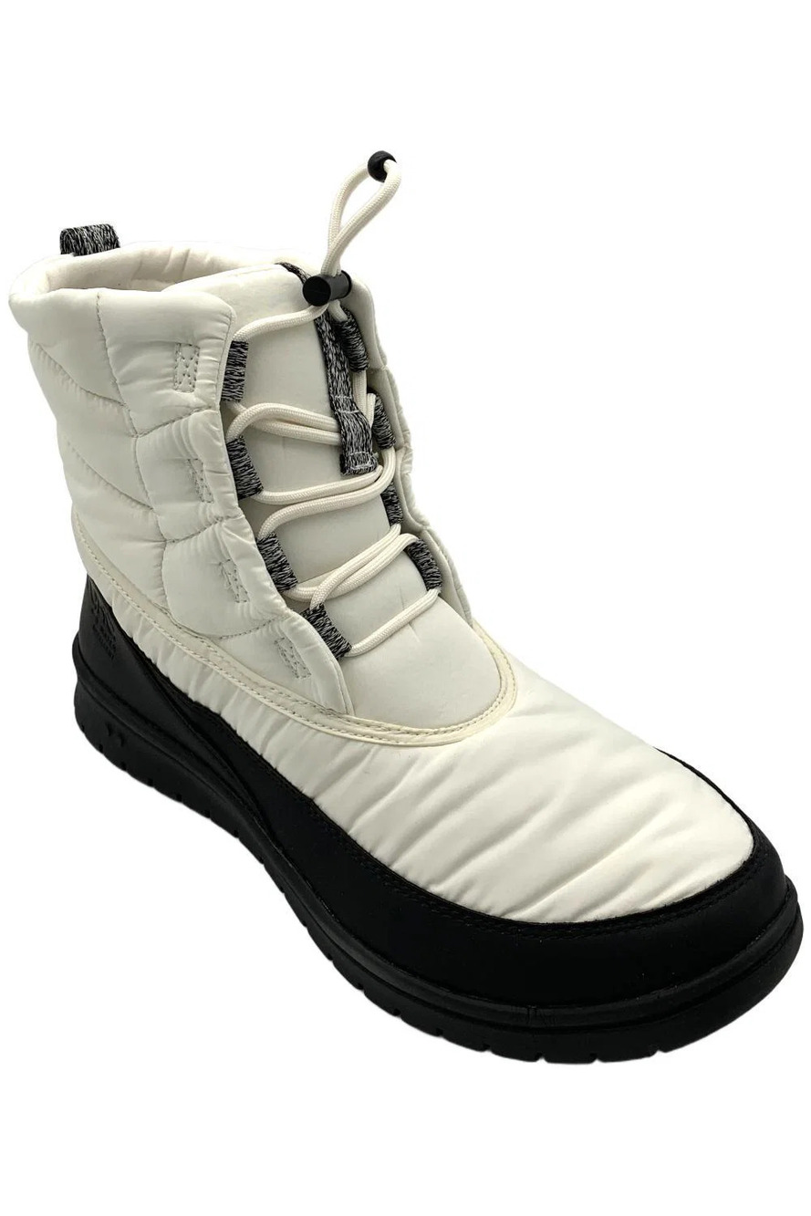 Ryka Women's Water Repellent Winter Boots w/ Adj Toggle Solace White - Medium